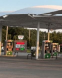 Sinclair Gas Station Fueling Island