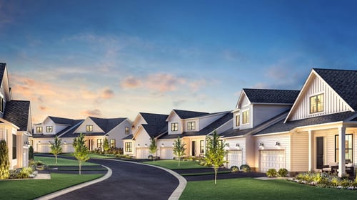 Future community streetscape