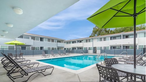 Pool at Park Apartments in Norwalk, CA 90650
