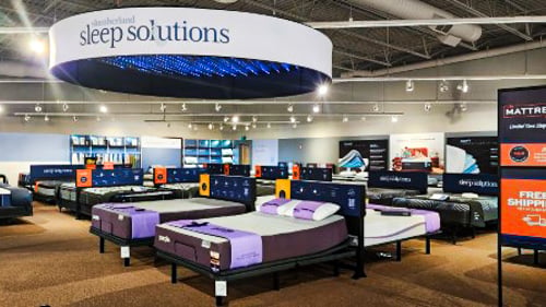 Bismarck Slumberland Furniture mattress section
