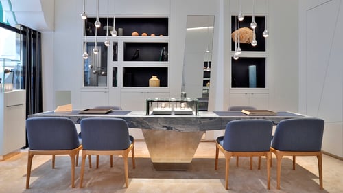 View of a Audemars Piguet boutique.