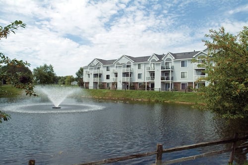 Community Lake at Canal Club Apartments, Lansing, MI 48917