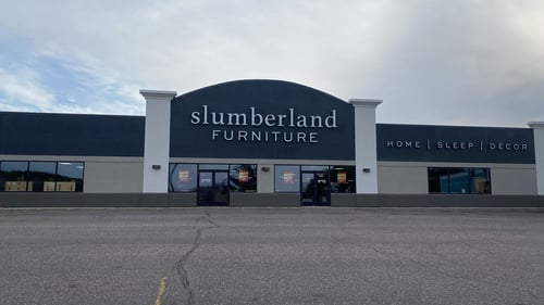 Eveleth Slumberland Furniture storefront