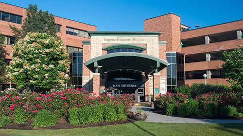 Google Cover Photo image of the main entrance of Rochester Regional Health Rochester General Hospital in Rochester, NY