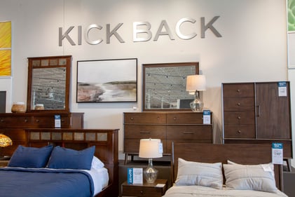 Bloomington Slumberland Furniture wood bedroom furniture