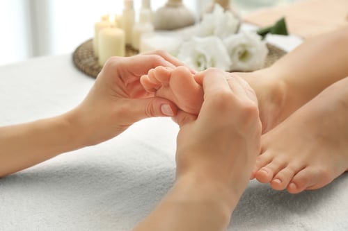 Fusspflege, Fussreflexzonen Behandlung