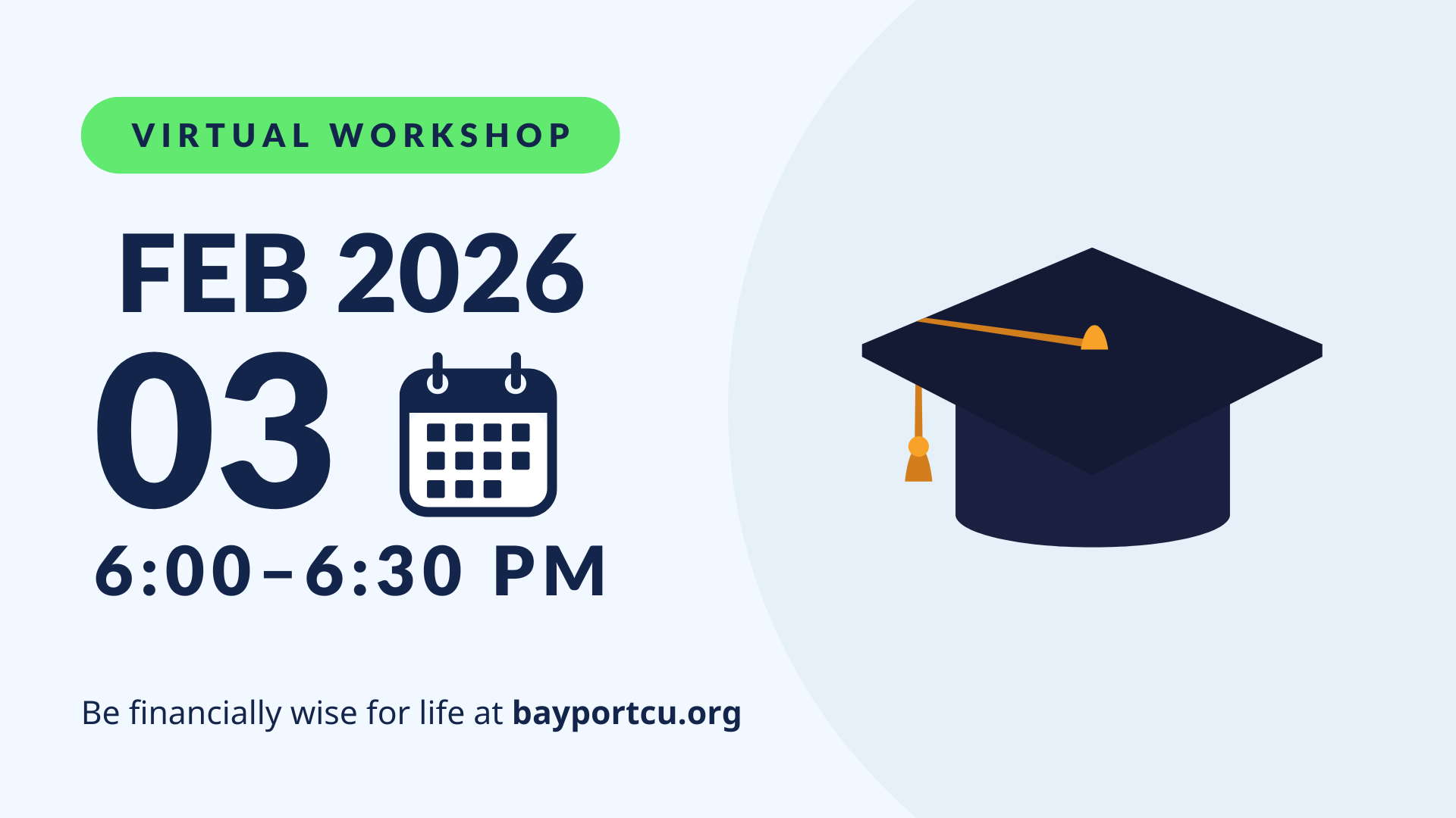 Scholarship workshop on February 3, 2026
