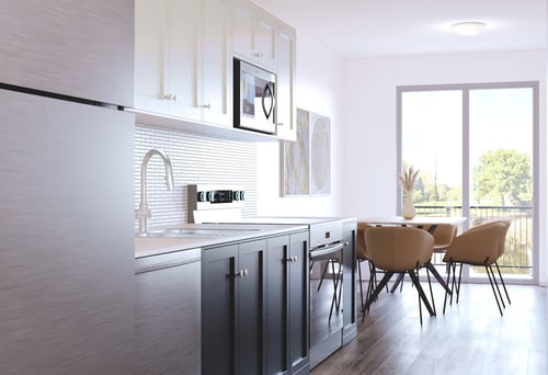Spacious Kitchen at The Maverick in Kitchener, ON N2H 0E3