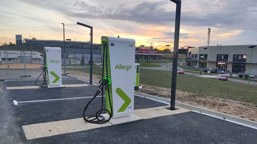 EV charging station Allego Angoulême