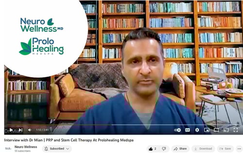 Dr. Mian is a Neurologist specializing in solving and treating neurological disorders such as sleep disorders, body pain, migraine headaches, movement disorders, and cognitive dysfunctions, but also runs ProloHealing which practices alternate therapies such as PRP for joint pain, back pain, hair restoration, skin rejuvenation, restorative medicine, lipo laser treatments, medical weight loss, and more.