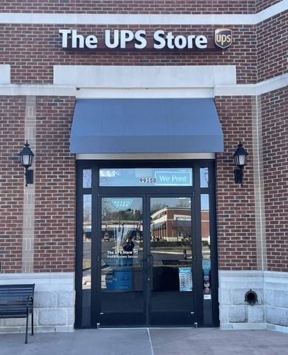 The UPS Store Blakeney Crossing store front.