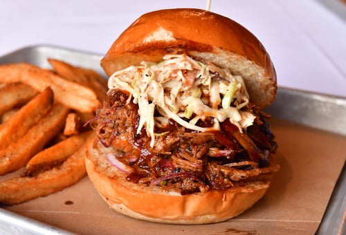 Brisket Sandwich, Fries