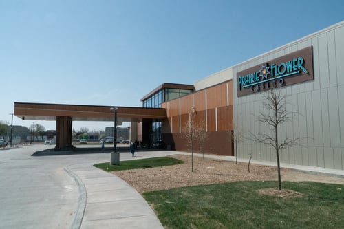 Front view of Prairie Flower Casino