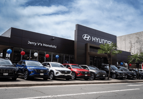 Jerry V's Honolulu Hyundai exterior.