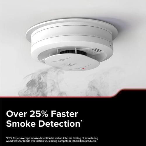 Over 25% Faster Smoke Detection