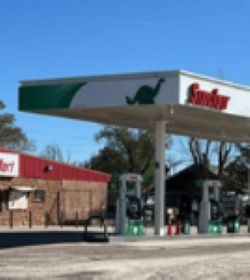 Sinclair Gas Station Fueling Island