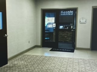 Outside front door