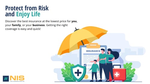 Nevada Insurance Solution promotional graphic highlighting insurance services