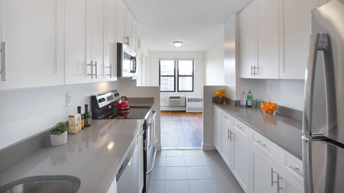 LeFrak City Apartments Kitchen of a studio unit