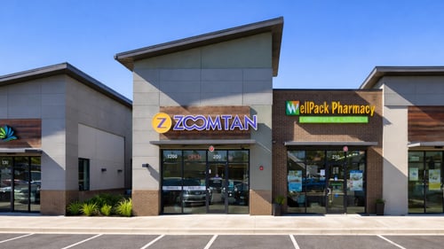 Zoom Tan store front in Tallahassee, FL - Capital Circle NE (Mahan Village)