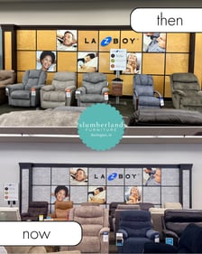 Then & Now at Slumberland Furniture Burlington! Since becoming locally owned in 2024, we’ve been working to transform our Burlington, Iowa furniture store inside and out. From showroom updates to a fresh new look, we’re proud to keep investing in our store and the Southeast Iowa community we call home. Come see what’s new at Slumberland Furniture Burlington!