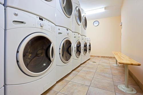 Enjoy the convenience of home with our 24hr laundry facility