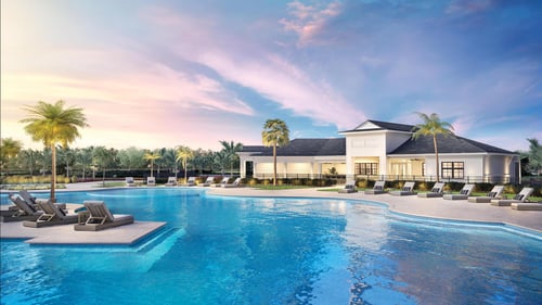 Enjoy the Florida lifestyle in the resort style pool with plenty of room to relax