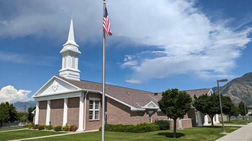 LDS church building located at 1129 South 250 West in Salem, Utah.