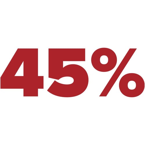 45%