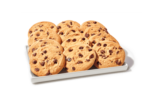 Platter of Chocolate Chip Cookies