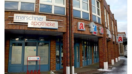 Aussenansicht der Marschner-Apotheke