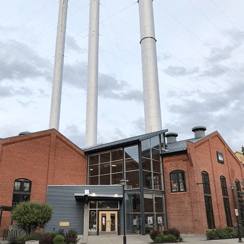 The front of the REI store in Bend, Oregon