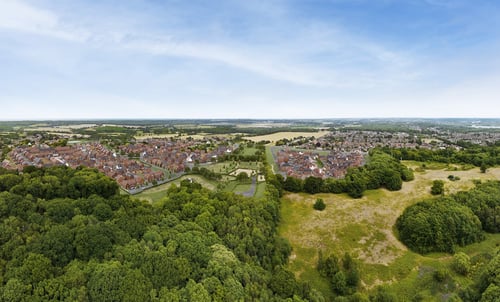 The Woodlands CGI aerial