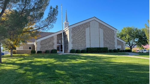 The Church of Jesus Christ of Latter-day Saints building in St. George, Utah, at 1625 N Lava Flow Drive.