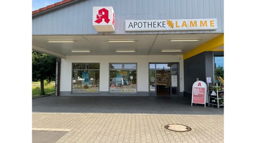 Aussenansicht der Apotheke Lamme