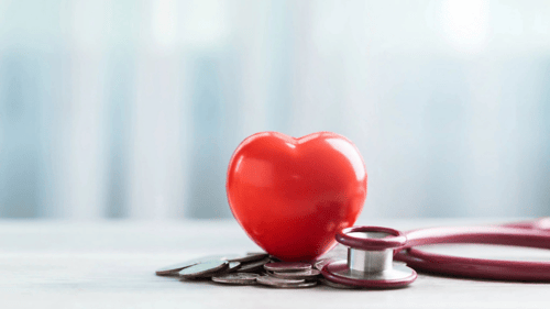 Toy Heart With Money Under It