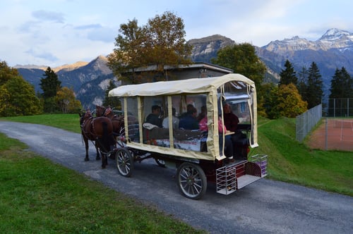 Die Fondue-Kutsche mit Elektro Unterstützung!