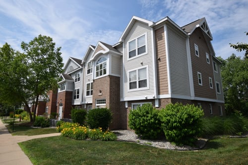 Building Exterior at Canal 2 Apartments, Lansing, MI 48917