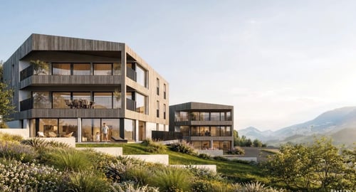 Nouveau projet de 2 villas contemporaines de 3 logements à Riaz, Milsa Sàrl