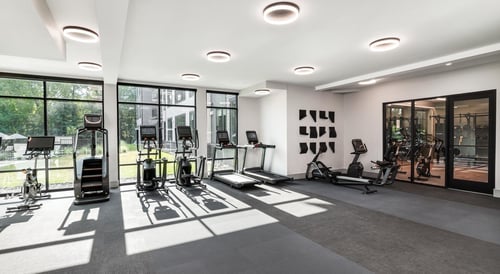 Fitness Center at Park & Arbor apartments in Old Tappen, NJ near New York City