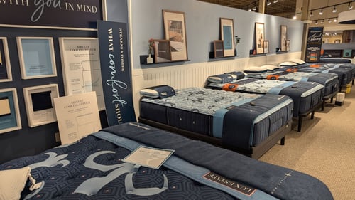 Amery Slumberland Furniture Stearns and Foster mattresses