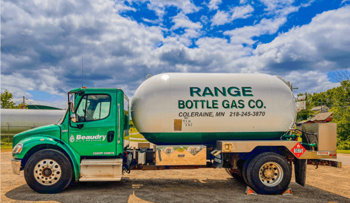 Green Range Bottle Truck
