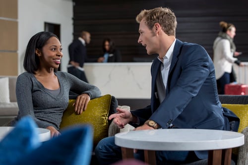 Casual spaces throughout the hotel.
