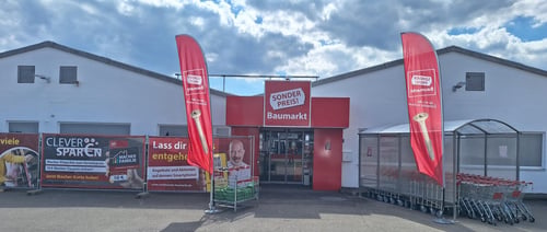 Außenansicht Sonderpreis Baumarkt, Am Schwalbanger 48 in Neuburg a. d. Donau