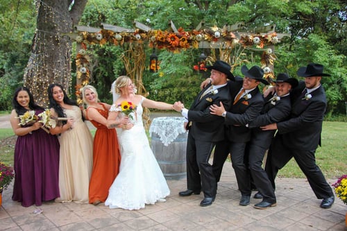 Wedding Party at the Vineyard
