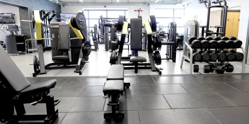 Photo of gym equipment at Prudhoe Waterworld