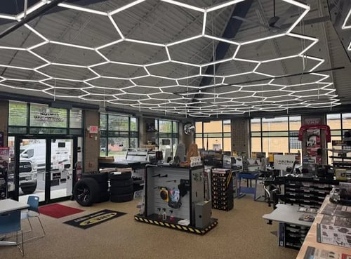 Inside the showroom at Custom Connection