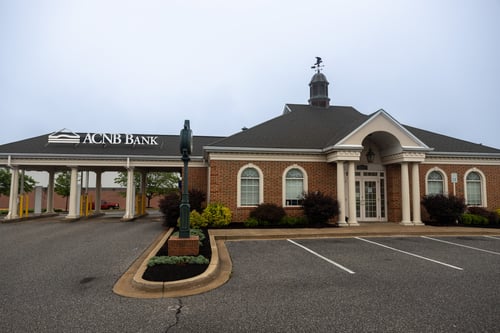 Exterior photo of ACNB Bank - Market Place in Westminster, MD.