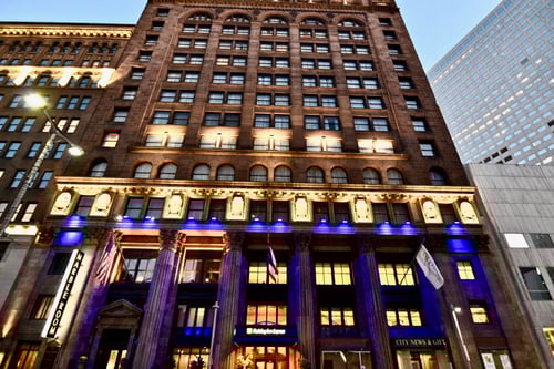 Stay with our 19th century historic Guardian Bank Building.