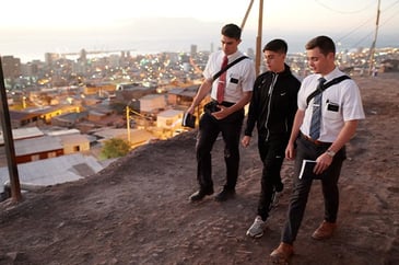 You can sign up to have your local missionaries accompany you if you'd like.
